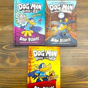 3 Dog Man books - like new condition.